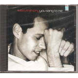 Cd Single Marc Anthony You Sang
