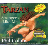 Cd Single Phil Collins Strangers Like Me Tarzan   Lacrado 