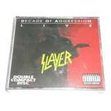 Cd Slayer   Decade Of Aggression Live  americano 2cd Lacrado