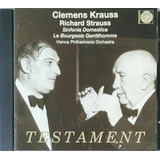 Cd Strauss Sinfonia Doméstica Le Bourgois Clemens Krauss