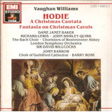 Cd Vaughan Williams   Hodie   Fantasia On Christmas Carols