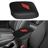 CEBAT Capa De Caixa De Apoio De Braço Do Console Central De Couro Anti Riscos Almofada Protetora De Apoio De Braço Central Acessórios De Decoração De Interiores Apto Para Dodge Dart 2013 2016 Pontos Pretos 