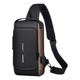Ceberl Crossbody Anti theft Sling Bag Para Homens E Mulheres
