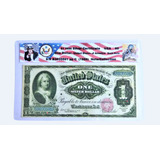 Cédula 1 00 Dólar Silver D 1886 Estados Unidos De América 01