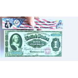 Cédula 1 00 Dólar Silver D 1886 Estados Unidos De América 03
