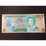 Cédula 1 Dollar Belize 1990