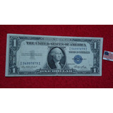 Cédula 1 Dollar De 1935 Mbc Letras I I Selo Azul 