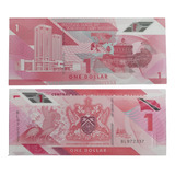 Cédula 1 Dollar Trinidad E Tobago 2020 Flor De Estampa