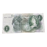Cédula 1 Libra Banco Da Inglaterra Rainha Elizabeth Ii
