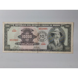 Cédula 10 Cruzeiros Novos C 125 Ano 1967 Mbc Lote 871 A