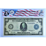 Cédula 10 Dólares 1914 Estados Unidos