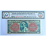 Cédula 10 Dólares Antigo Estados Unidos De América 1960 01