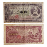 Cédula 100 Yen Japão 1953 Original Mbc