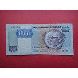 Cédula 1000 Kwanzas Angola 1987 Lote