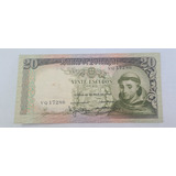 Cédula 20 Escudos Ouro 1964 Castanho 2 Letras