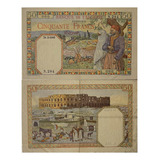 Cédula ALGéria 50 Francs 1940 Mbc Rara