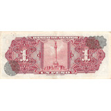 Cédula Antiga 1 Peso 1965 México Soberba
