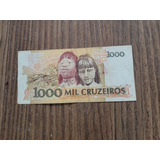 Cédula Antiga 1000 Cruzeiros