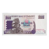 Cédula Antiga Zimbabwe 100 Dólares 1995 Original
