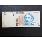 Cédula Argentina De 2 Pesos De