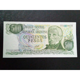 Cédula Argentina De 500 Pesos De
