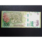 Cédula Argentina De 500 Pesos De 2016 Letra D Lote 959