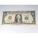 Cédula Autêntica 1 Dólar Americano Série 2009 Veja As Fotos