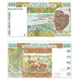 Cédula Benin 500 Francos Fe