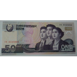 Cédula Coréia Do Norte 50 Won