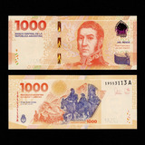 Cedula Da Argentina 1000 Pesos 2023