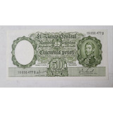 Cédula Da Argentina 50 Pesos P276 Flor De Estampa