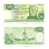 Cedula Da Argentina 500 Pesos 1979