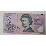 Cédula Da Austrália 5 Dolares P57b