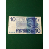 Cédula Da Holanda De 10 Gulden 