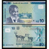 Cedula Da Namibia 10 Dollars 2021 Fe