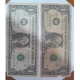 Cédula De 1 Dólar Antiga Uma