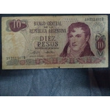 Cedula De 10 Pesos Argentina
