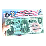 Cédula De 5 Dólares Ano 1869 Estados Unidos De América 05