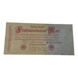 Cédula De 500 Mil Mark 1923