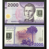 Cedula Do Chile 2000 Pesos 2009 Polimero Fe