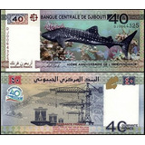 Cedula Do Djibouti 40 Francos 2017 Fe