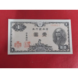 Cedula Do Japão 1 Yen 1946 Flor De Estampa