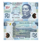 Cedula Do Mexico 20 Pesos 2013 Polimero Flor De Estampa