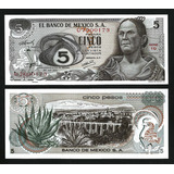 Cédula Do México 5 Pesos
