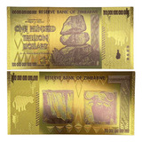 Cédula Do Zimbábue Souvenir 2008 