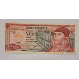 Cédula Extrangeira Do México 20 Veinte Pesos Fe