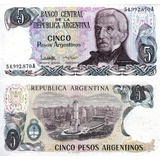 Cédula Fe 5 Pesos Argentina P