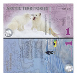 Cédula Fe Ártico 1 Dólar Polímero