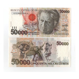 Cédula Fe C 226 50000 Cruzeiros Brasil