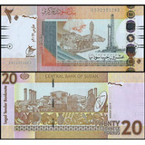 Cédula Fe Estrangeira 20 Pounds Sudão